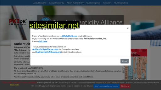 authenticityalliance.com alternative sites
