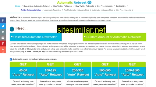 automaticretweet.com alternative sites