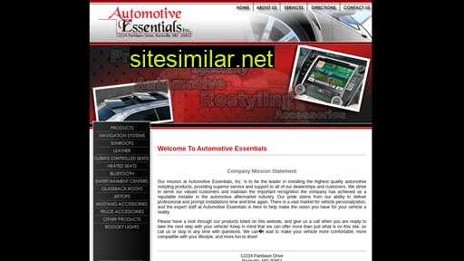 automotiveessentials.com alternative sites