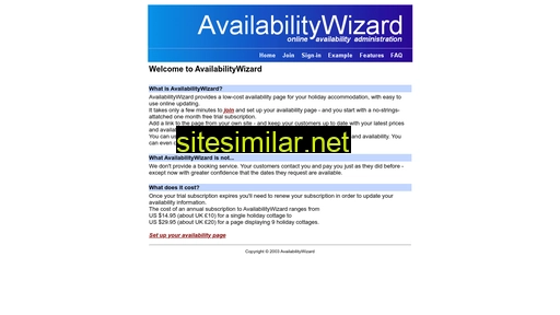 availabilitywizard.com alternative sites