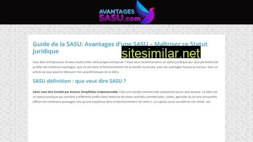 avantages-sasu.com alternative sites