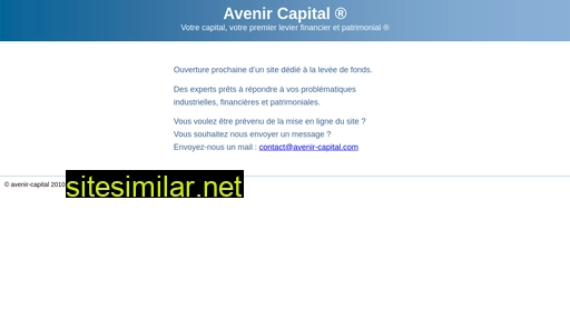 Avenir-capital similar sites