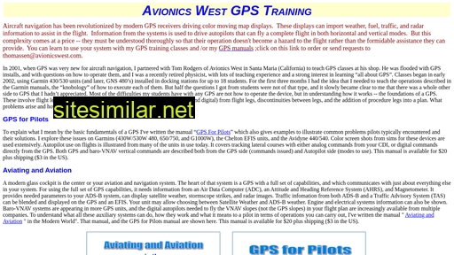 avionicswest.com alternative sites
