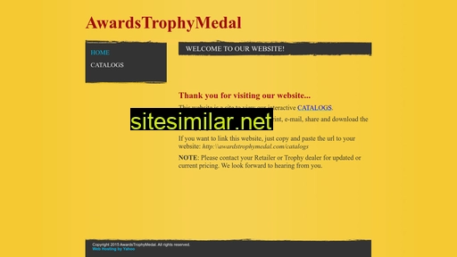 Awardstrophymedal similar sites