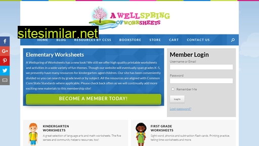 awellspringofworksheets.com alternative sites
