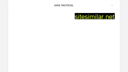 Axistactical similar sites