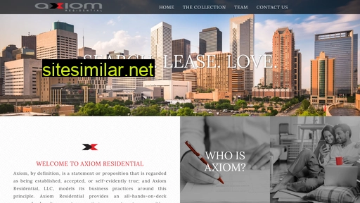 axiomresidential.com alternative sites