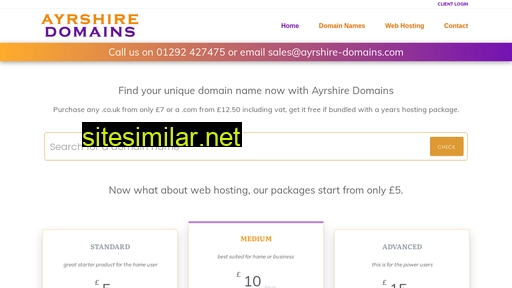 Ayrshire-domains similar sites