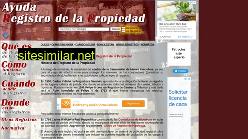 ayuda-registrodelapropiedad.com alternative sites