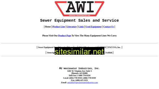 azwastewaterindustries.com alternative sites