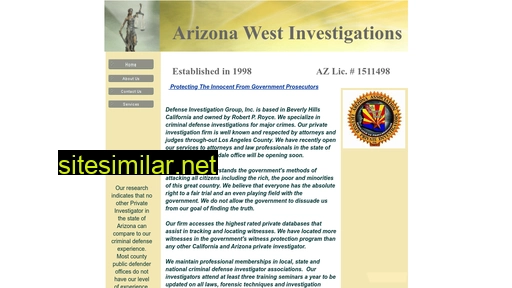 Azwestinvestigations similar sites