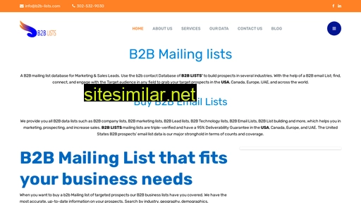 b2b-lists.com alternative sites