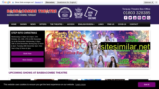 babbacombe-theatre.com alternative sites
