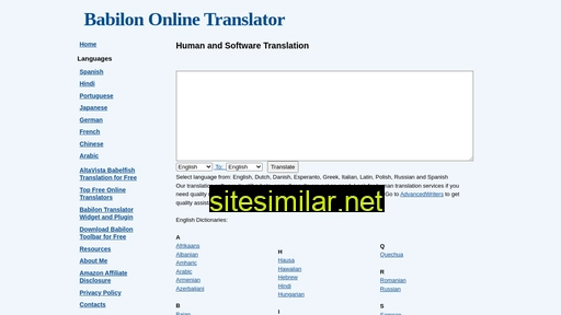 babilon-translator.com alternative sites