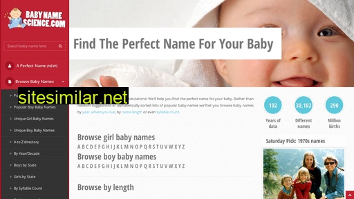 Babynamescience similar sites