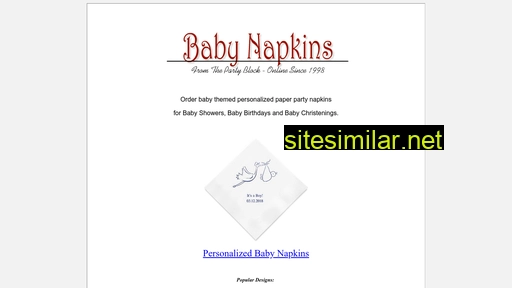 babynapkins.com alternative sites