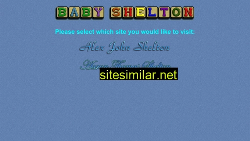 babyshelton.com alternative sites