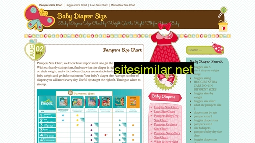 babydiapersize.com alternative sites