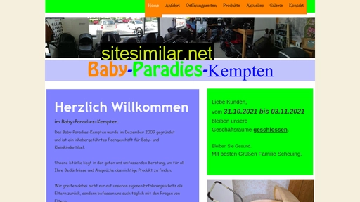 Baby-paradies similar sites