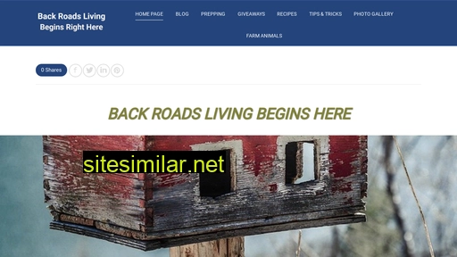 backroadsliving.com alternative sites