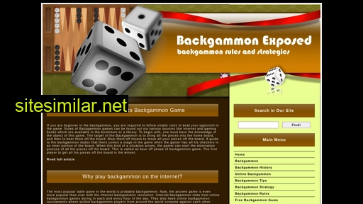 backgammonexposed.com alternative sites