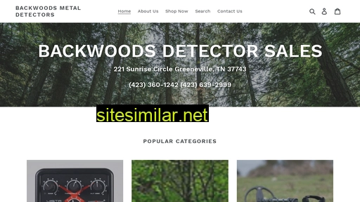 backwoodsmetaldetectors.com alternative sites