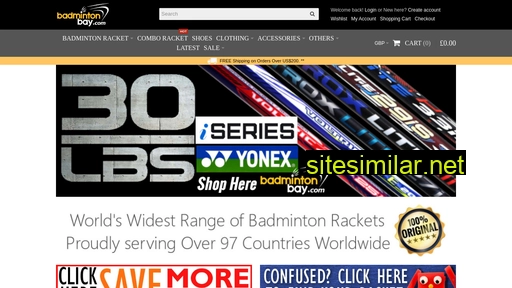 badmintonbay.com alternative sites