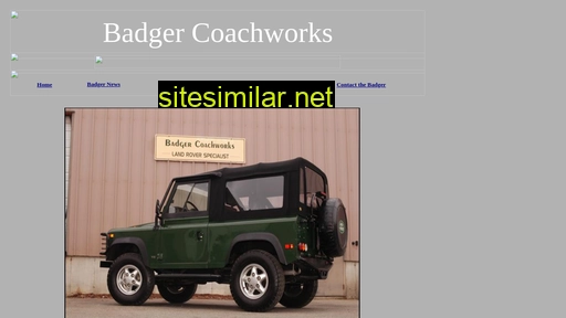 badgercoachworks.com alternative sites