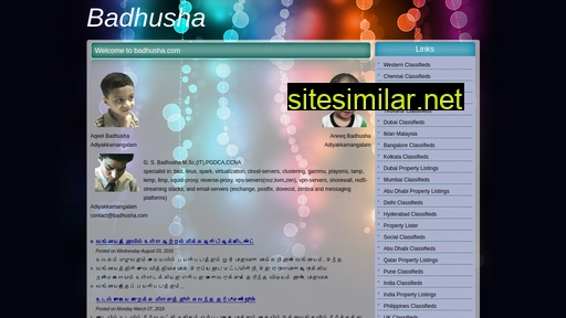 badhusha.com alternative sites
