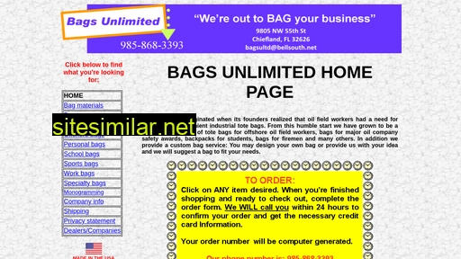 bagsunlimitedhouma.com alternative sites