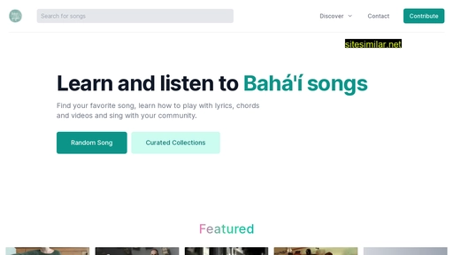 bahaisongproject.com alternative sites