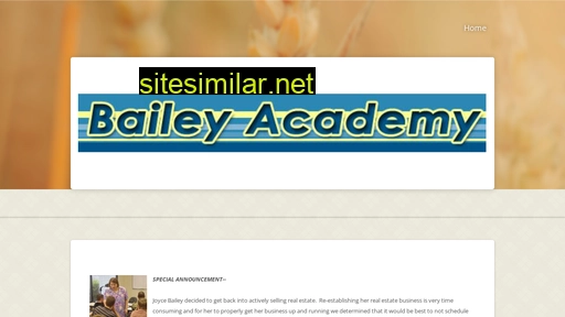 baileyacademy.com alternative sites