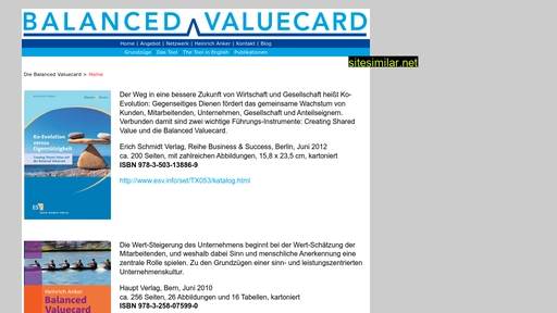 Balanced-valuecard similar sites