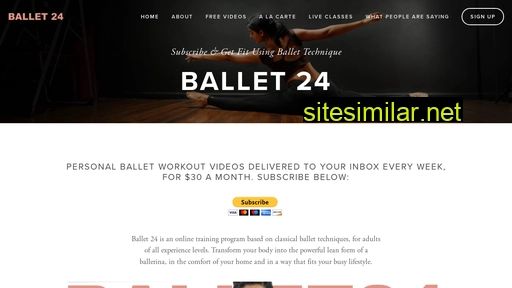 Ballet24 similar sites