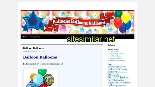 Balloonballoons similar sites