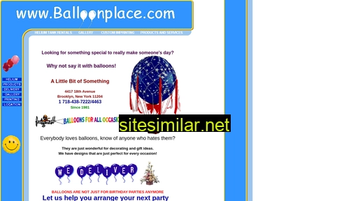 balloonplace.com alternative sites