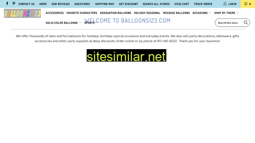 balloons123.com alternative sites