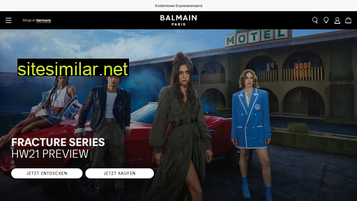 balmain.com alternative sites