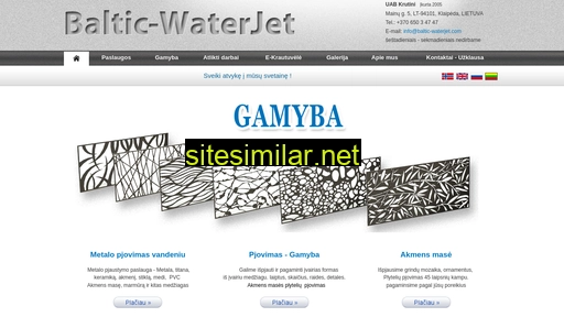 baltic-waterjet.com alternative sites