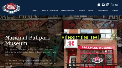 Ballparkmuseum similar sites