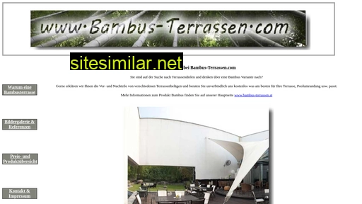 bambus-terrassen.com alternative sites