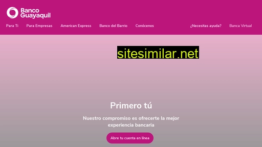 bancoguayaquil.com alternative sites