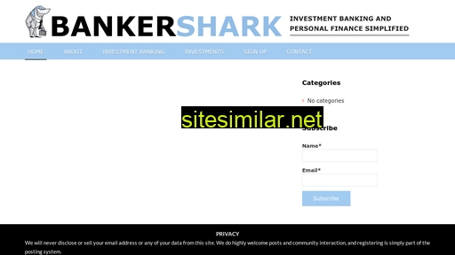 Bankershark similar sites