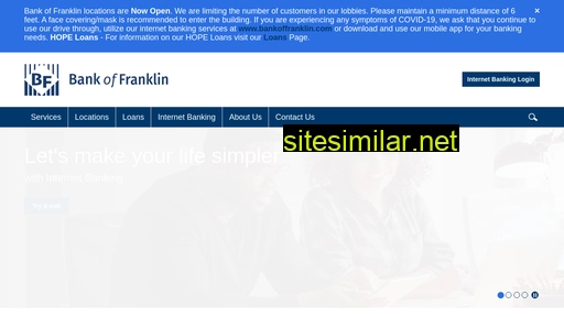 bankoffranklin.com alternative sites