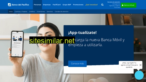 bancodelpacifico.com alternative sites