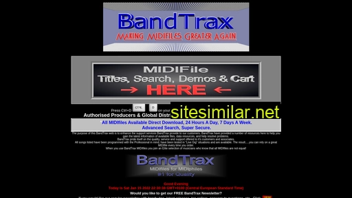 bandtrax.com alternative sites