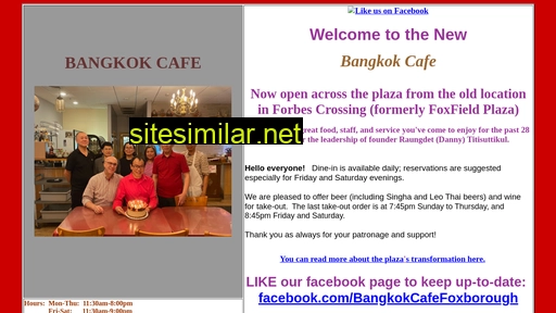 Bangkok-cafe similar sites