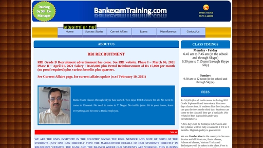 bankexamtraining.com alternative sites