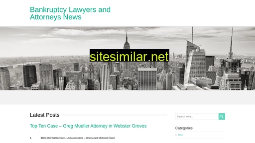 Bankruptcylawyers-attorneys similar sites