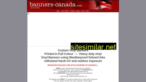 banners-canada.com alternative sites